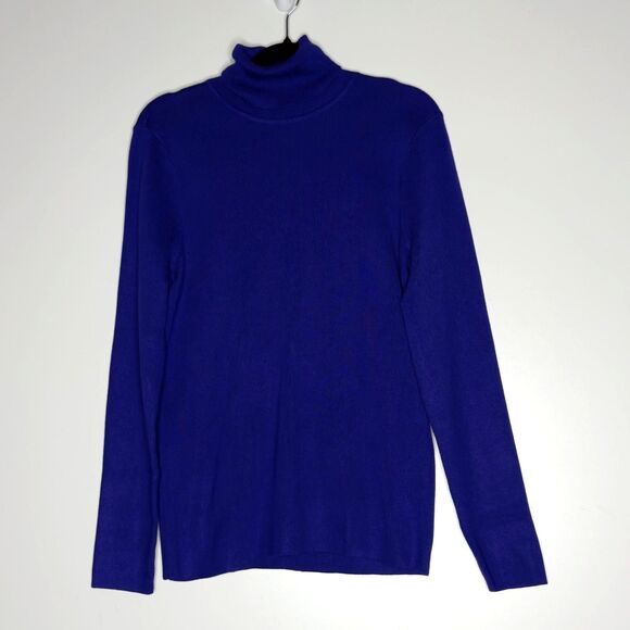 New Chico's Rachel Turtleneck Sweater Purple Twilight Women's Medium (Chico's 1) - Picture 8 of 8